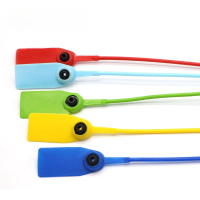 亚士德 一次性塑料封条服装防调包扣防拆扣塑料扎带食品封条物流标签 500个