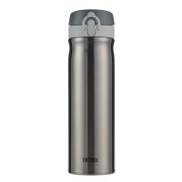 膳魔师(THERMOS) 保温杯弹盖杯不锈钢高真空水杯男女办公保冷车载杯旅行TCMB-550 灰色 550ML