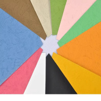 优玛仕 A4皮纹纸 装订封面 100张/包 黑色