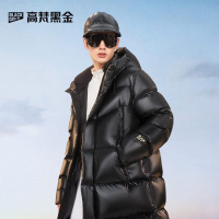 高梵黑金鹅绒服先锋4.0六格新款男士中长款冬季羽绒服