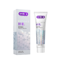 舒客+防蛀清新 沁爽炫白 沁爽清新牙膏 专业护龈洁齿强烈 青柠香型酵素牙膏120g