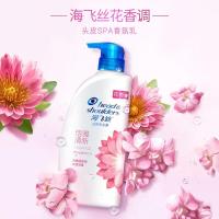 海飞丝香氛洗发水恬雅清新750g 持久去屑秀发留香睡莲花香洗发露洗头膏