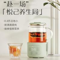 小熊(Bear)迷你养生壶养生杯 电炖杯电热杯煮花茶壶烧水壶办公室杯子0.4L全玻璃杯体YSH-F04E1
