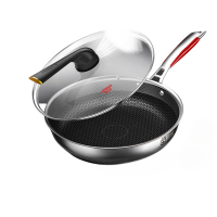 康巴赫5代抗菌蜂窝煎锅26cm[送钢铲]KGJ-D26W