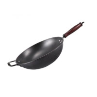 康巴赫(KBH)炒锅旗舰铁锅无涂层不易粘锅燃气灶家用凹面电磁炉用圆底炒菜锅 康巴赫老式极铁炒锅KCJT34A1