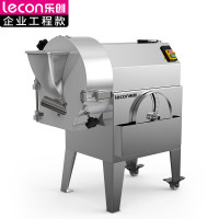 乐创(lecon) 球茎类切菜机 300-500kg/h酒店食堂切丁切丝切片机 LC-J-APG812