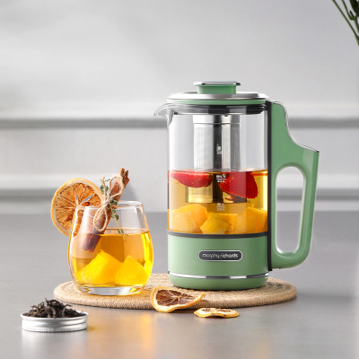 摩飞电器(MORPHY RICHARDS) MR6086清新绿 0.6L 便携养生壶 迷你煮茶器 烧水壶小型办公室全自动
