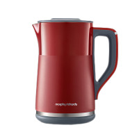 摩飞电器(MORPHY RICHARDS) MR6070红 电热水壶烧水壶热水壶 家用恒温水壶1.5L不锈钢304