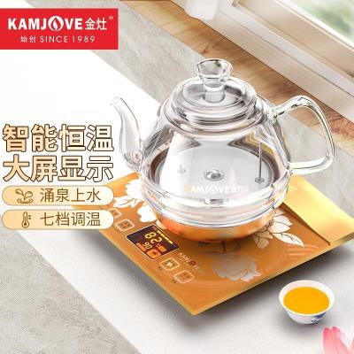 金灶(KAMJOVE)涌泉式全自动上水电热水壶 玻璃烧水壶 智能保温电茶壶 H7