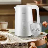 苏泊尔(SUPOR)电热水壶1.5L大容量家用316L不锈钢内胆双模式煮水多档调温开水壶 可保温SW-15S73A 1.