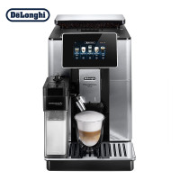 德龙(Delonghi)咖啡机 家用全自动咖啡机 现磨意式奶咖智能菜单 咖啡豆适配原装进口 ECAM610.75.MB