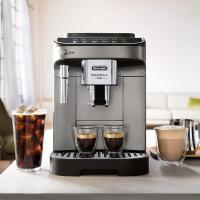 德龙(Delonghi)咖啡机E MAX全自动智能触屏进口家用小型咖啡豆研磨煮一体机意式美式咖啡机自动清洁 钛金色