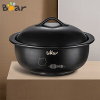 小熊(bear)砂锅炖锅家用燃气煲汤煲仔饭陶瓷煲煤气灶专用砂锅耐高温小号砂锅CP-G0015[1-2人食 1.5L