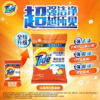 汰渍(Tide)洗衣粉大包装净白去渍去油污洁净无磷洗衣粉大袋家庭装柠檬清新型2.55kg1袋