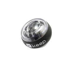 Keep减压腕力球离心陀螺金属机械动力臂力电镀深灰色