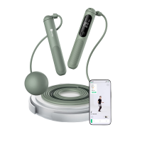 Keep智能计数跳绳SR2两用40g负重训练成人儿童跳绳学生考试绳仙踪绿