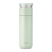 乐扣乐扣(LOCK&LOCK)心仪茶水分离保温杯316L不锈钢商务水杯440ML薄荷绿LHC4285MIT
