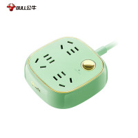 公牛(BULL)插座/插线板/插排/排插/拖线板复古插座3位总控全长1.5米GN-R6030