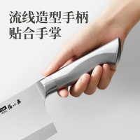 张小泉流线几何·炫影家用不锈钢切片刀菜刀切片菜刀D100501