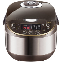 美的(Midea)电饭煲5L升多功能智能电饭锅5-6人 玫瑰金 4L WFD4016(2-6人