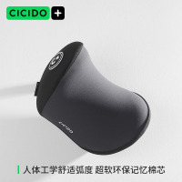夕多(cicido)汽车头枕车用靠枕车载开车内特斯拉座椅护颈枕头腰靠垫NO.022SE黑