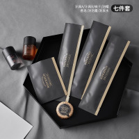 蓝卡诺酒店民宿环保一次性洗漱用品大全宾馆专用牙刷带牙膏套装金尊系列7件套10套