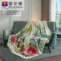 富安娜 单层法兰绒毯 德鲁酒庄 150*200cm
