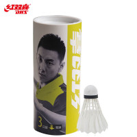 红双喜(DHS)羽毛球03软木球头3只装