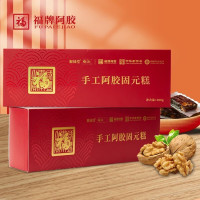 正宗福牌滋补阿胶糕手工固元膏200g东阿福胶ejiao片块袋礼盒 5g*40片/2盒 (送礼袋)