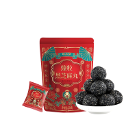 固本堂黑芝麻丸 九蒸九晒芝麻丸 手工即食蜂蜜丸子 滋补小零食乌 经典臻粒黑芝麻丸 5袋