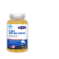 康麦斯(K-Max)深海鱼油软胶囊原装进口omega3欧米茄成人中老年人epa降血脂100粒