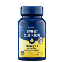 GNC健安喜 95%高纯度深海鱼油软胶囊 90粒 [95%高纯度]1盒 30天量