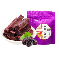 雷允上桑葚山楂条125克/袋休闲小零食清新果香山楂果脯5袋装