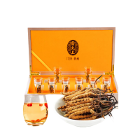 雷允上冬虫夏草礼盒 西藏那曲乙级虫草干货送长辈领导礼品 乙级虫草礼盒- 50/8g