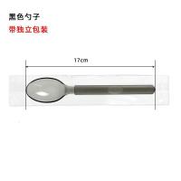 华普思XCS西餐勺一次性长柄加厚西餐牛排沙拉外卖刀叉加厚奶茶甜品汤勺独立装100只起订