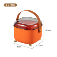 华普思急救药箱家用防疫小药箱旅行双层手提整理箱大容量药物收纳箱小号橙色