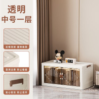 华普思收纳柜可折叠多层收纳箱玩具柜子储物柜家用塑料衣柜置物柜整理箱C款55CM面宽单层(小黑轮)