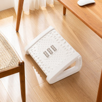 华普思指压板按摩垫脚凳带滚轮脚底按摩凳家用沙发休闲踩脚凳搭脚踏板瓷白(专利产品&直播款)升降可调节