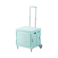 华普思便携收纳箱家用取快递拖车大容量折叠买菜车可爬坡拉杆箱溪梦青小号两轮