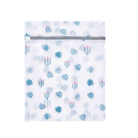 丽佳邦家用洗衣机专用洗衣袋毛衣内衣文胸清洗网袋衣服防变形过滤网批发 仙人掌-70克细网 大号[50*60cm]