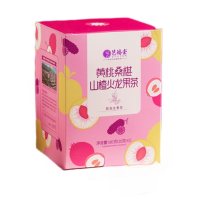 艺福堂茶业 冻干水果茶 水果片茶黄桃桑椹火龙果桑椹茶果味茶100g