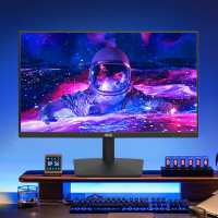 AOC 23.8英寸 显示器 24B15H2 1080P全高清 爱眼低蓝光 100Hz IPS黑色 24B15H2