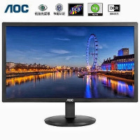 AOC 电脑显示器 21.5英寸显示屏 1080P全高清爱眼不闪屏 可壁挂 VGA接口E2280SWN