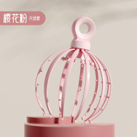 米奇喵十八爪头部按摩器头皮按摩爪挠头滚珠按摩灵魂抽提取提取减压神器[升级礼盒装]十八爪粉色