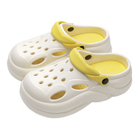 利达妮厚底洞洞鞋女款eva防滑沙滩鞋增高凉拖鞋女夏季外穿