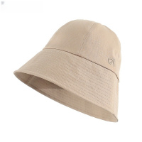 米奇喵春夏季渔夫帽女韩版潮大沿水桶帽简约时尚百搭帽子户外防晒遮阳帽卡其色(新老款混发)S M L 尺码备注