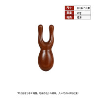 华普思艺檀木按摩梳经络梳子大宽齿养生头皮疗部梳便携小随身女家用筋络梳金丝指刮梳 6000-8