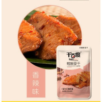 千百度手撕素肉豆干袋装零食小吃啦丝素肉牛香辣味(手撕素肉豆干)*30袋