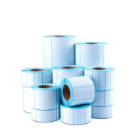 丽佳邦空白不干胶标签 价格条形码打印纸 贴纸 热敏标签纸30x40-800张(竖版一卷