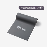Keep健身弹力带开肩美背瑜伽舞蹈拉伸训练带 灰色/25磅